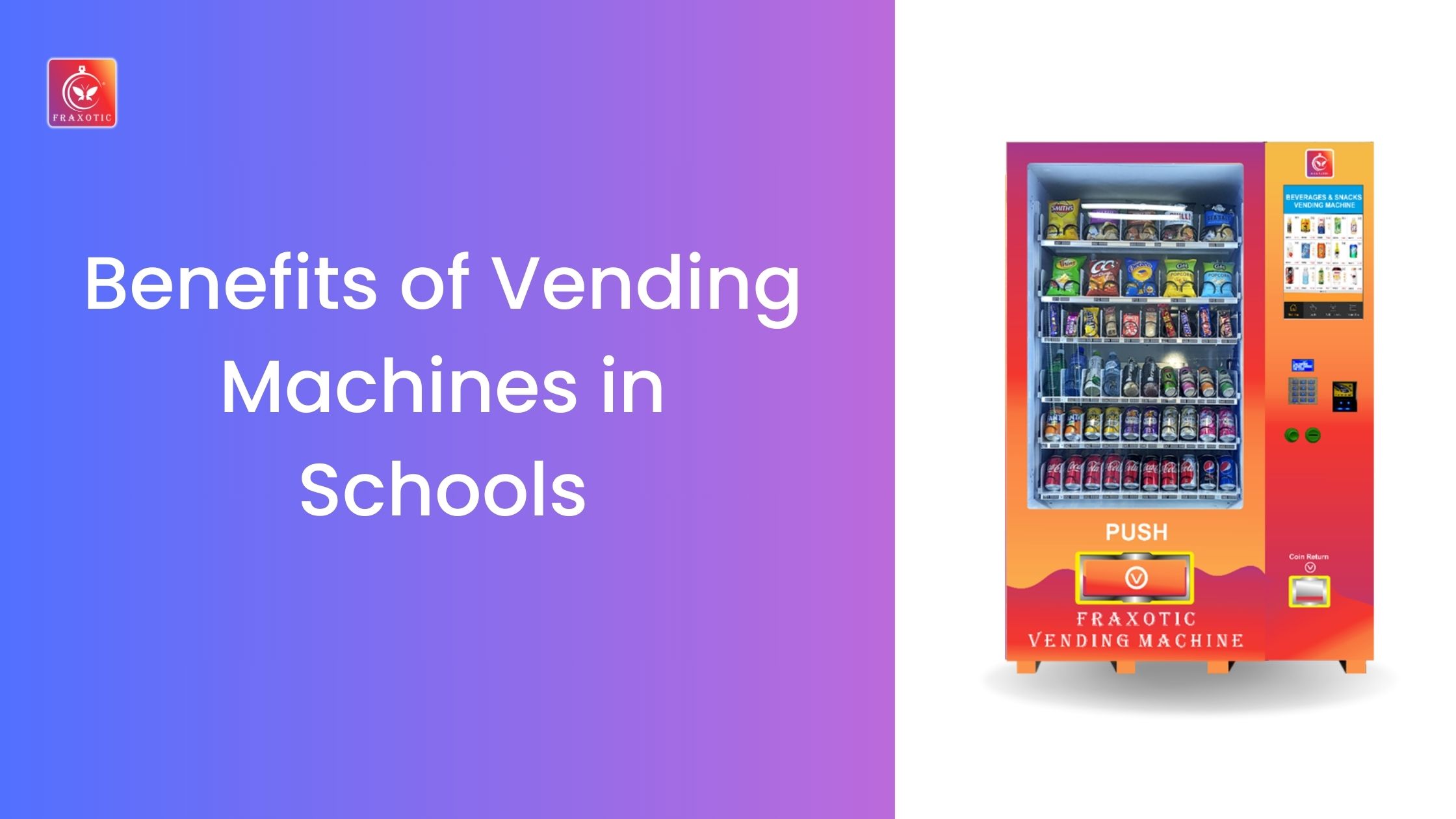 Benefits of Vending Machines in Schools