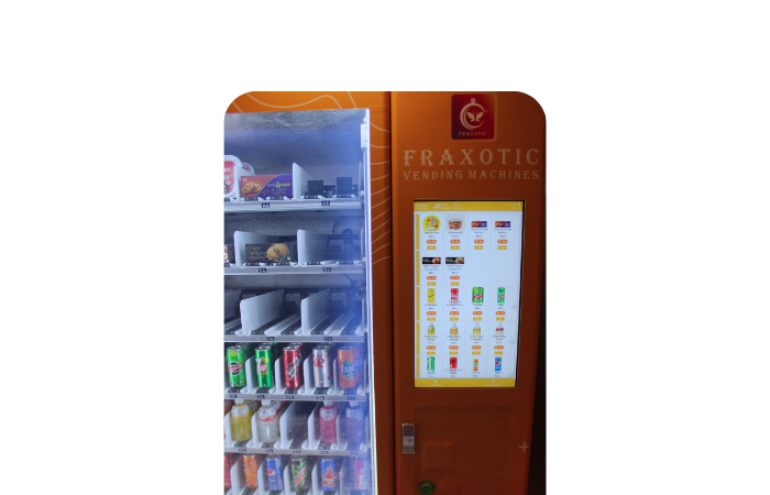 22 inch large touch screen display vending machine in india